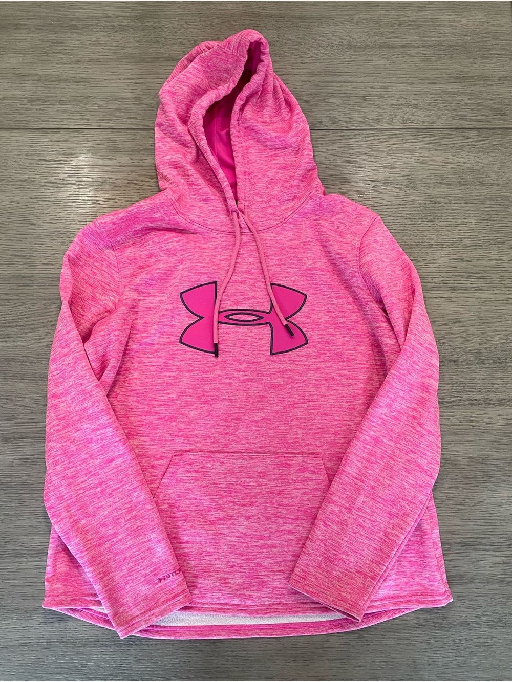Under Armour Women’s Heather Pink Hooded Pullover Sweatshirt